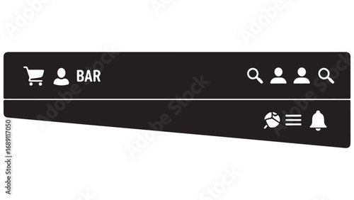 Website Menu Navigation Bar Interface
