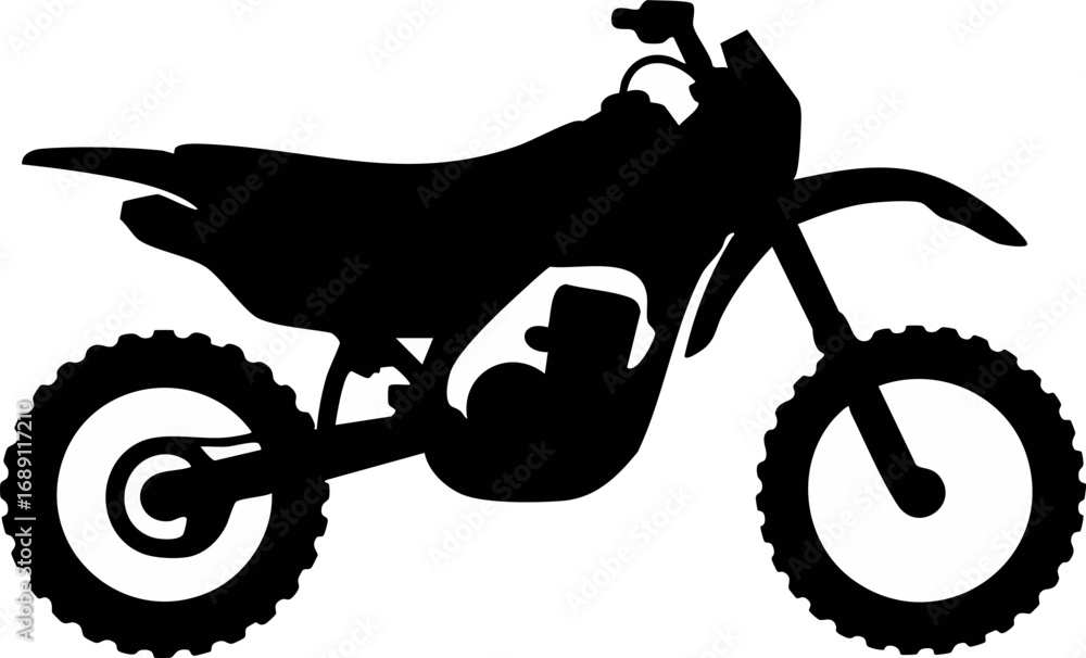 Fototapeta premium Simple Dirt Bike Icon