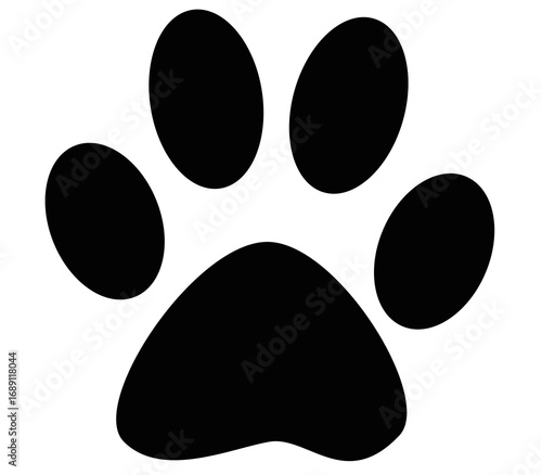 Paw Print Silhouette PNG..Animal Paw Print PNG..Dog Paw Silhouette..Cat Paw Print PNG..Black Paw Print Clipart dog paw print