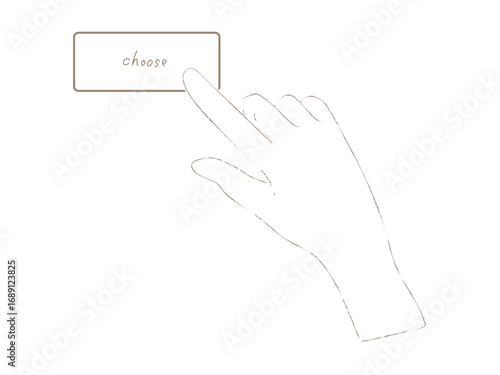 イラスト　ポイント　手