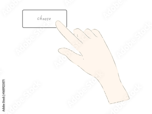 イラスト　ポイント　手