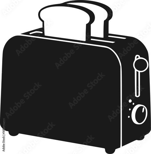 Toaster and bread
