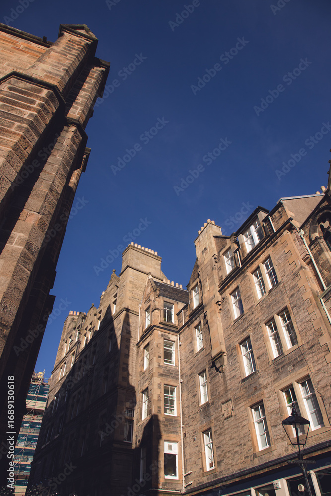 Fototapeta premium Edinburgh Scotland Historic City Buildings Architecture Landmark 