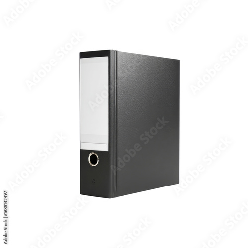 Black Lever Arch File with White Label - Office Supplies, Stationery