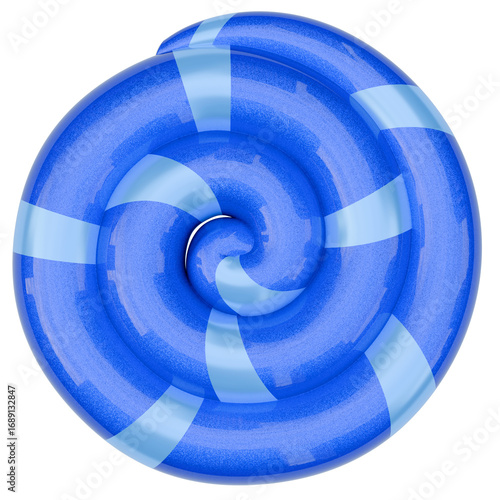 3D Modeling LolliPop Candy Icon Blue