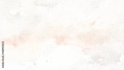 Brown background with watercolor texture grunge painted on border, old vintage brown paper with coffee tea or ink stains.