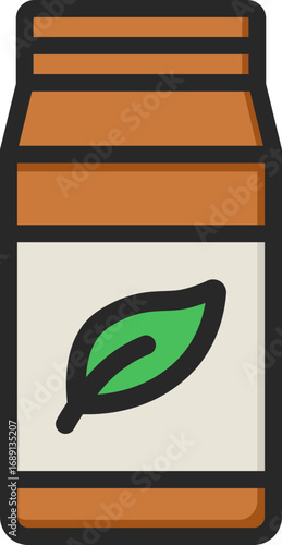 Tea Bag Filled Line Icon