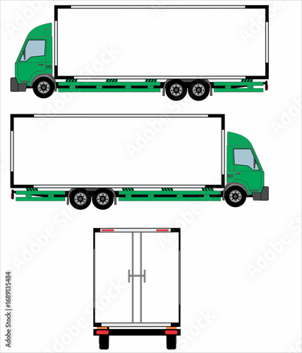 Truck Box kepala transformer warna hijau tua