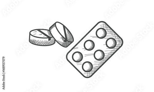 Medicine icon vector illustration.  Medicine vector icon flat design for website, logo, sign, symbol, app, UI 
