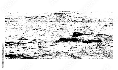 black and white grunge background, mars grunge texture, mars land vector, mars stone vector