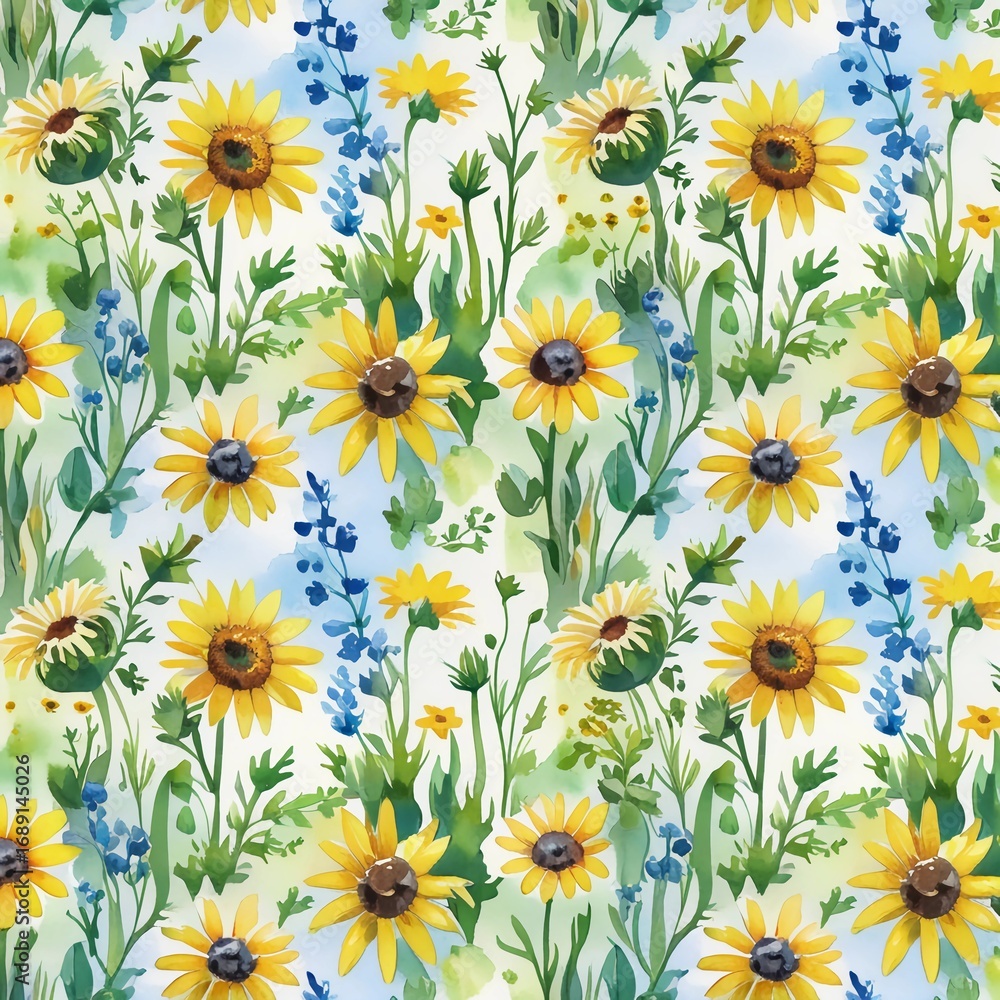 Fototapeta premium background of yellow flowers