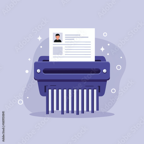 Destroying Personal Data Document Shredder with Resume in Action