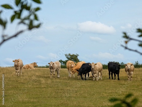 Wallpaper Mural herd of cows Torontodigital.ca
