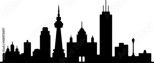 City silhouette vector illustration