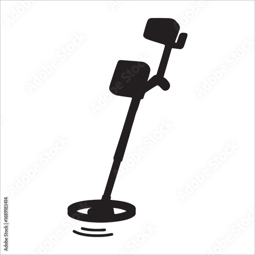 Metal Detector Silhouette