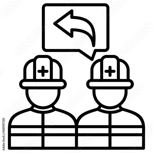 Response Team Outline Icon
