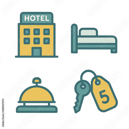 Hotel and Accommodation Icons