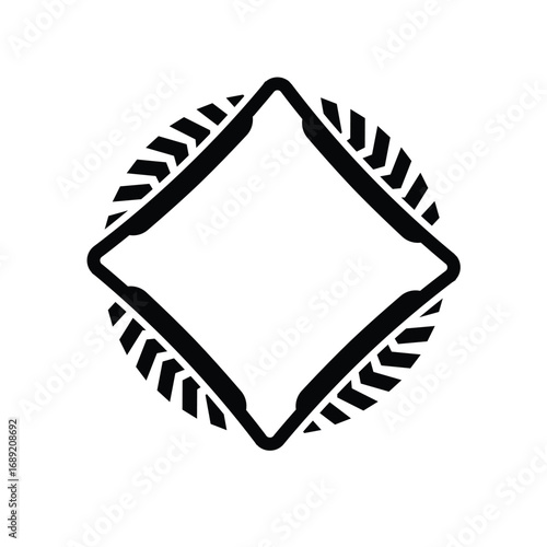 Square style crosshair target icon in black. Simple aim symbol with clean lines, isolated on white background. Minimalist design ideal for apps, UI, gaming, and graphic use.