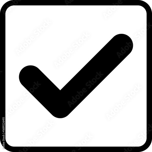 Checkmark checklist icon transparent background.