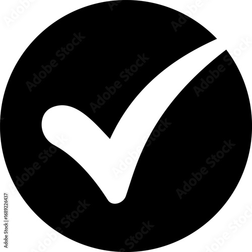 Checkmark checklist icon transparent background.