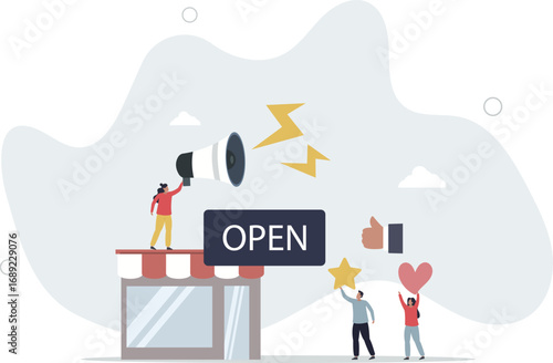 Customer loyalty or retention, marketing strategy for return customer, CRM to increase sale and satisfaction concept.life and employment of people.