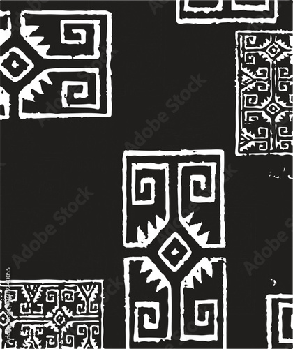 artistic image of soft ikat abstract watercolor zebra skin print seamless pattern for fashion industry