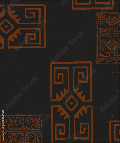artistic image of soft ikat abstract watercolor zebra skin print seamless pattern for fashion industry