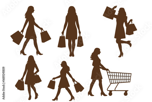 Silhouettes Shopping Walk