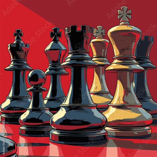 chess pawn vector