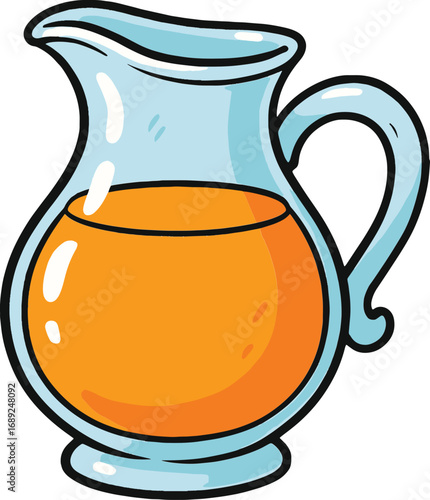 Jug Scalable SVG Vector Graphic with Editable Paths and Layers for Web, UI Design, Digital Art, and Print Applications