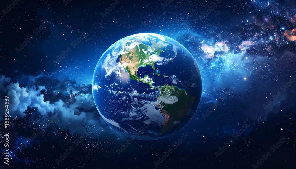 Fototapeta premium Earth in space