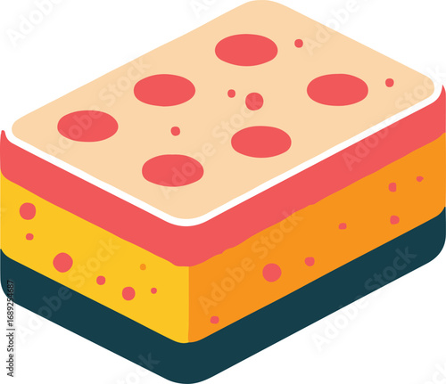 sponge for washing or cleaning