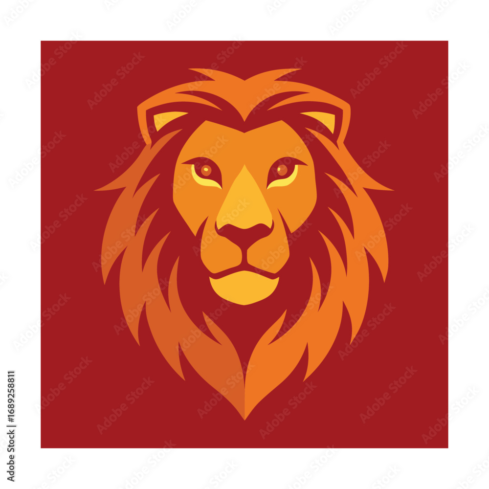 Obraz premium Regal lion face