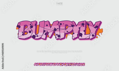 Cool Graffiti Lettering Vector Illustration for Creative Projects