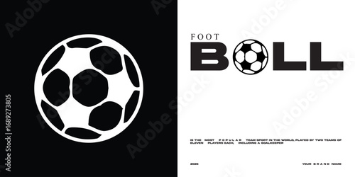3d vector icon set featuring a black and white business card design with soccer ball symbols and football championship logo elements for a sports team competition