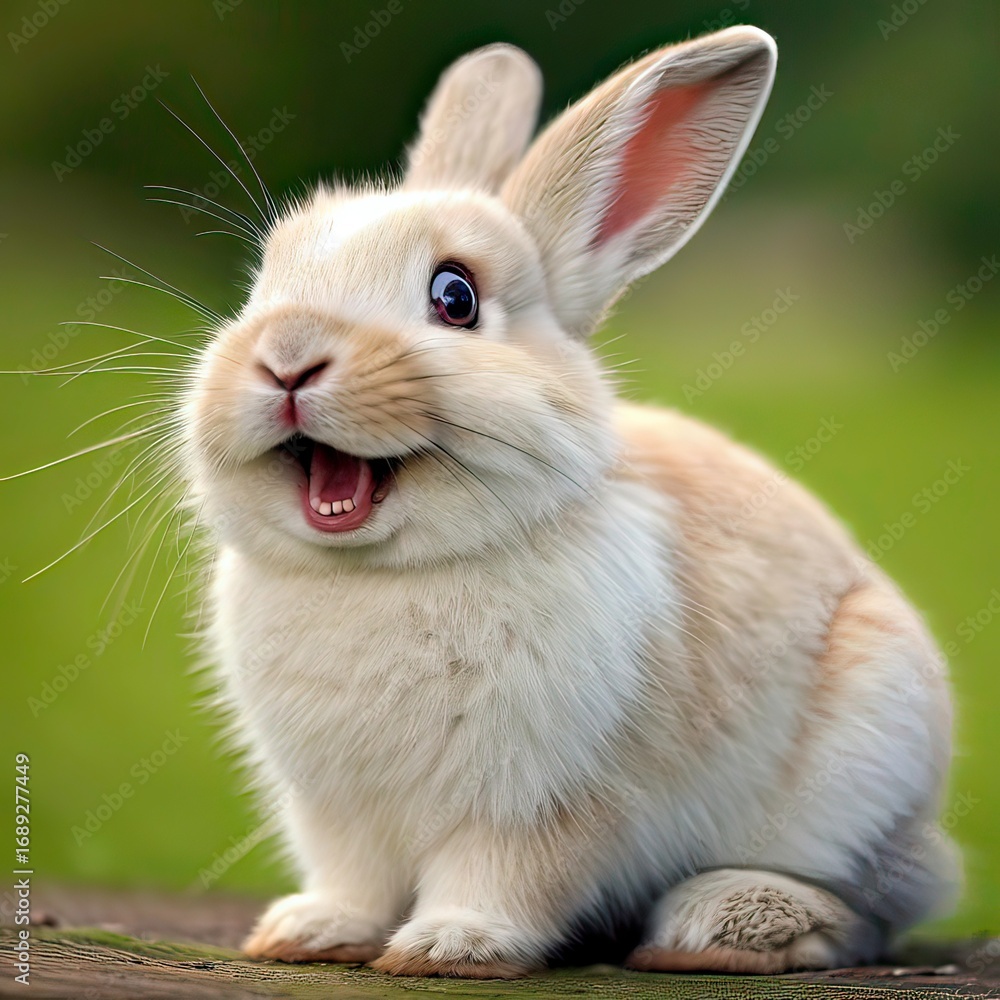 Fototapeta premium smilling rabbit 