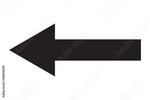 large size black long arrow. Straight long arrow icon. black long arrow pointing to right site in isolated background. Bold thine long arrow.