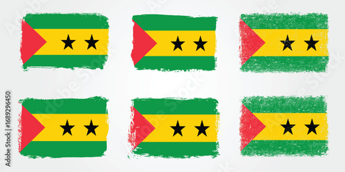 Sao Tome and Principe Flag Set