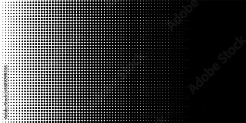 Wide format and rectangular,rectangle horizontal,linear halftone vector pattern