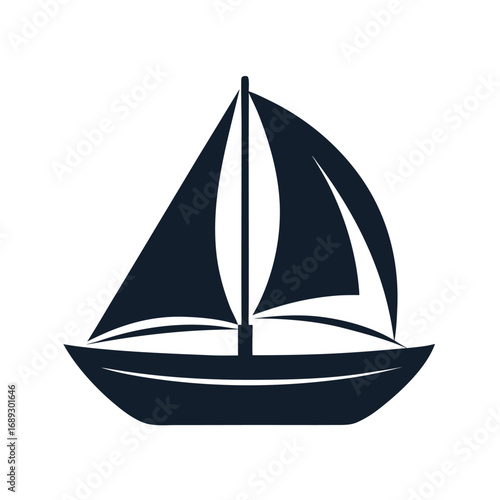 Dark sailboat