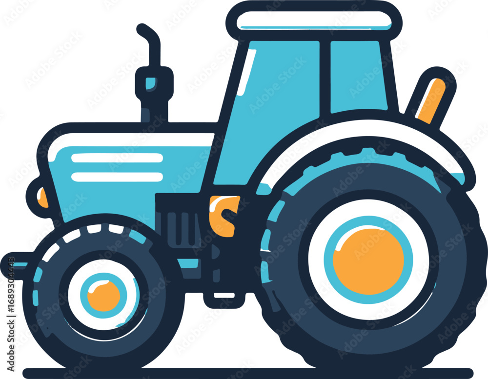 Obraz premium Tractor truck icon