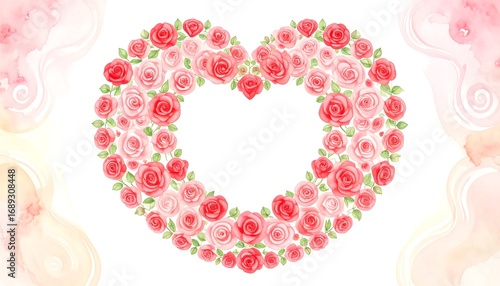 Heart-shaped floral frame (1)