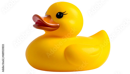 Duck Toy PNG, Cute Rubber Duck for Kids, Transparent Background, Baby Bath Toy Illustration, Childhood and Plaything Design