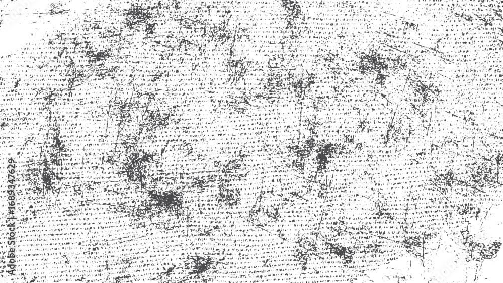 Obraz premium Dust distress grainy texture with grunge halftone style background. Vector distressed backdrop with grain noise particles and rust effect. 