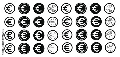 euro icon. set of all euro icon collection here
