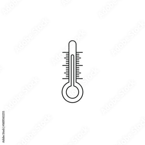 Thermometer Illustration Line Art