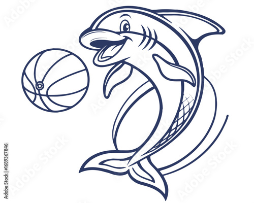 Basketball player silhouette vector illustration