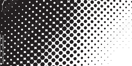 Splashes and dotted paint distressed halftone vector background with Old grunge black texture design.	