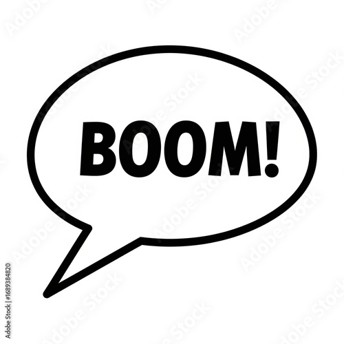 Blank Comic Speech Bubble Template 8