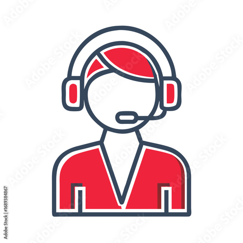 Customer Support Assistant Icon